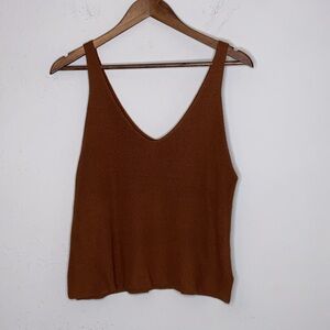 Forever 21 Women's Size M Brown Tank Top